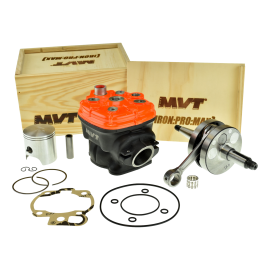 Pack Kit Motor 90cc AM6 - Kit MVT Iron Pro Max Hierro Fundido + Cigueñal SC Service Course Bulón 13mm Carrera 44.8mm