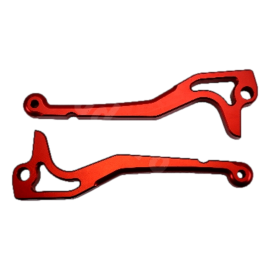 Levier de Frein Avant + Arrière MBK Nitro YAMAHA Aerox avant et apres 2013 - Alu CNC Rouge