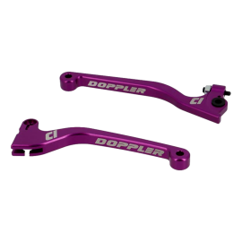 kit Levier de frein / embayage - Derbi Senda SM / R Race - 2003 / 2009 - Doppler CNC Violet