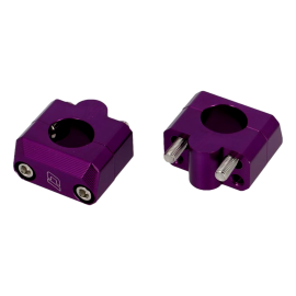 Surpontets Doppler pour Guidon Diamètre 28,6 mm en Aluminium CNC Violet
