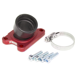 Pipa admisión orientable 360° Minarelli AM6 / Derbi - Terzo - Rojo