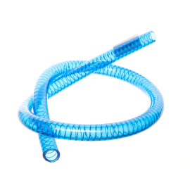 Durite de refroidissement renforcée 15x22mm 1M (scoot) - transparent bleu - Terzo