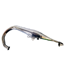 Pot d'échappement SR93 CE-CR Tecnigas pour Yamaha BW'S et MBK Booster avec silencieux gris