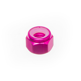Ecrou freiné nylstop m8 Most aluminium rose DIN 985