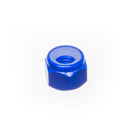 Ecrou freiné nylstop m8 Most aluminium bleu DIN 985