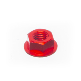 Ecrou avec rondelle intégrée m8 Most aluminium rouge DIN 6923