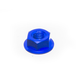 Ecrou avec rondelle intégrée m8 Most aluminium bleu DIN 6923