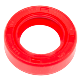 Retén de cigüeñal NBR para Peugeot Trekker, Buxy, Speedfight, Vivacity 15,6x25,5x7 mm rojo