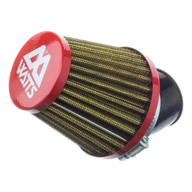 Filtre à air Watts type K&N rouge 28-35mm incliné