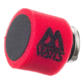 Filtre à air cross Watts mousse coudé rouge 49mm