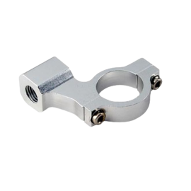 Support adaptateur rétroviseur Watts alu chromé guidon M8 pas droit