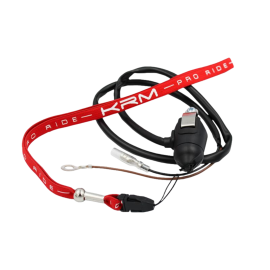 Coupe-circuit aimanté KRM Pro Ride rouge