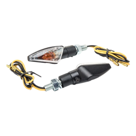 Clignotants Watts Ambiance noir transparent homologués