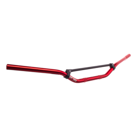 Guidon aluminium bas OTTO Parts 22mm rouge