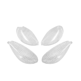 Cabochons clignotant TNT transparents adapt. Piaggio NRG Extreme MC3