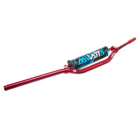 Manillar WATTS con barra 22 mm rojo + espuma WATTS