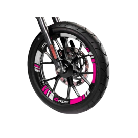 Kit decoración llantas moto Most Rosa
