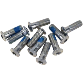 Sachet de 10 vis de disque de frein M6x1.00mm adaptable MBK Stunt Rocket MachG Booster Nitro YAMAHA bw's Spy Slider JogR Aerox