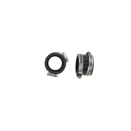 Manchon carburateur 24/24 mm – Avec 2 colliers de serrage