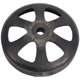 Cloche d'embrayage noir Ø107mm Carenzi Scooter 50cc MBK Yamaha après 1999 Aprilia Malaguti