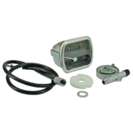 Compteur Huret rectangulaire 110 km/h pour Peugeot 103 MVL