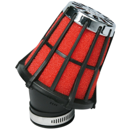 Filtre à air Red filter Malossi rouge / noir E5 Ø38mm incliné 30°