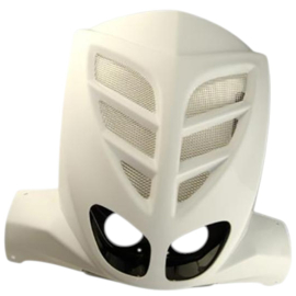 Face avant BCD Xtreme double optique blanc avec grille MBK Stunt YAMAHA Slider