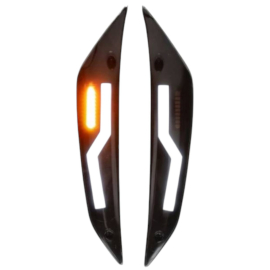 Clignotants avant LED Tube EVO-1 fumés Power1 homologués Piaggio Zip 2000