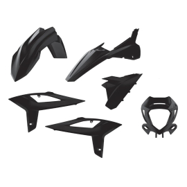 Kit carénage Beta RR 125cc 250cc et + 2020 à 2022 Polisport noir