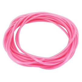 Durite essence PVC souple 4x7 rose transparent