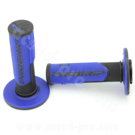 Revêtement poignée ProGrip 801 noir bleu Closed End 115 mm (paire)