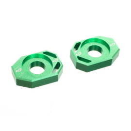 Tendeur de chaîne MOST Racing Rieju MRT Pro / Peugeot XP6 aluminium CNC vert