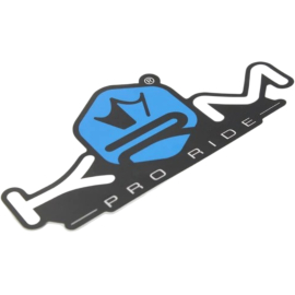Sticker KRM Pro Ride Bleu 170x80 mm