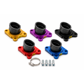 Pipe d’admission orientable Metrakit 35 mm Minarelli AM6 Derbi – 5 coloris