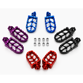Repose-pieds CNC Carenzi aluminium pour Rieju MRT 50cc