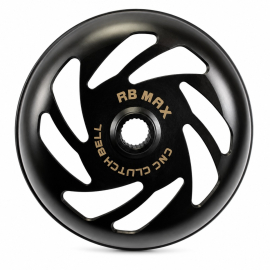 Cloche d'embrayage CNC RB Max Performance noire Ø134 mm Piaggio