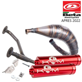 Pot Most 50 70cc double sortie KRM rouge Beta RR 50 à partir de 2021