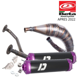Pot Most 50 70cc double sortie Doppler violette Beta RR 50 à partir de 2021