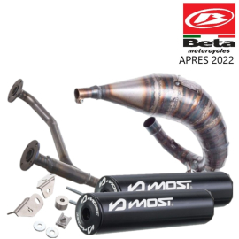Pot Most 50 70cc double sortie noir Beta RR 50 à partir de 2021